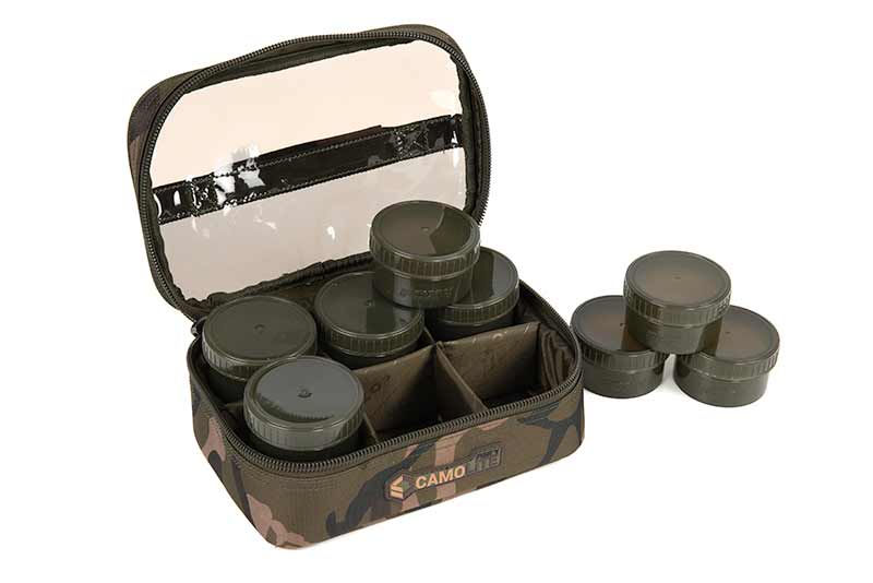 Fox Camolite 8 Pot Hookbait Case