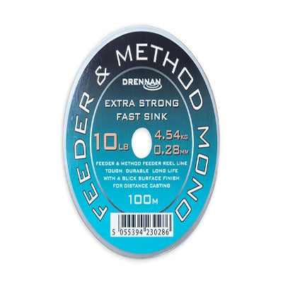 DRENNAN FEEDER & METHOD MONO 10lb 0.28mm 250m