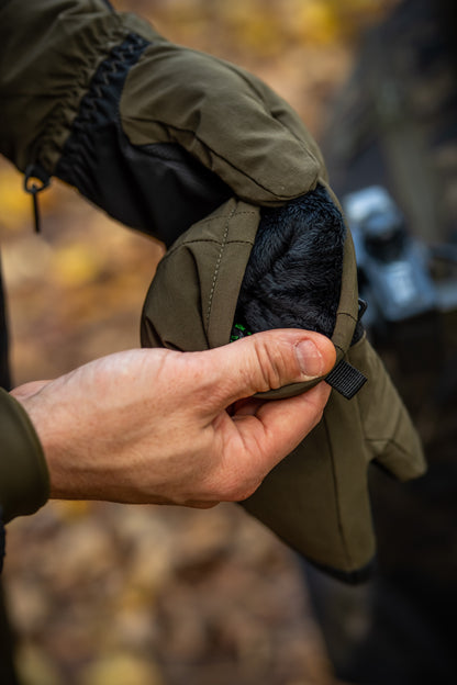 Korda Polar Mittens Dark Olive