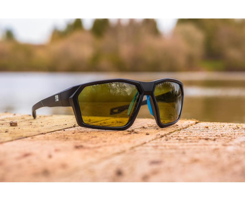 Preston Innovations Absolute Wrap Sunglasses Amber Brown Lens