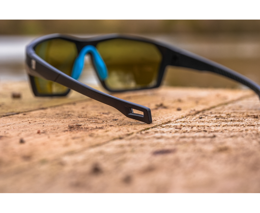 Preston Innovations Absolute Wrap Sunglasses Amber Brown Lens