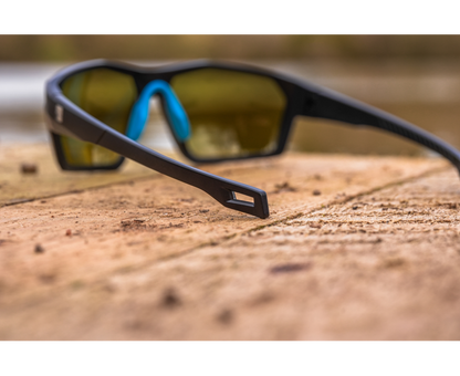 Preston Innovations Absolute Wrap Sunglasses Amber Brown Lens