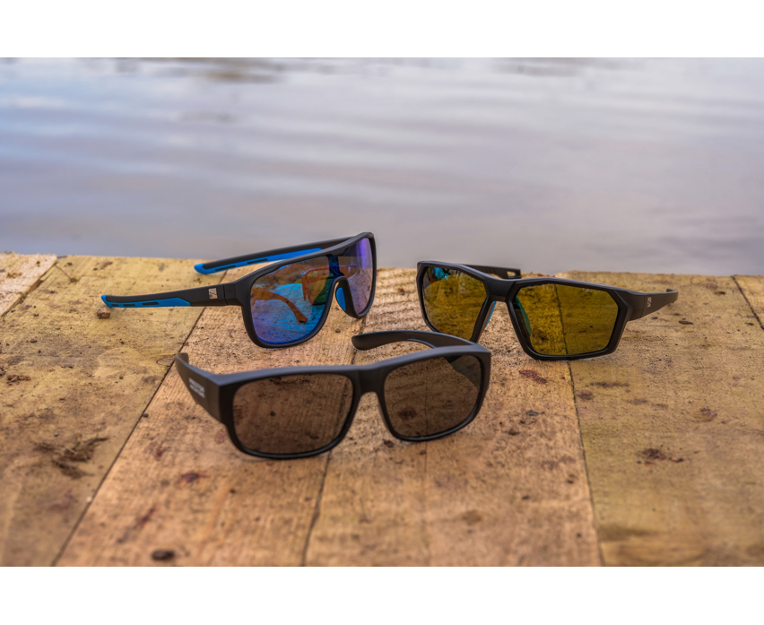Preston Innovations Absolute Wrap Sunglasses Amber Brown Lens
