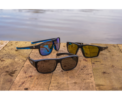 Preston Innovations Absolute Wrap Sunglasses Amber Brown Lens