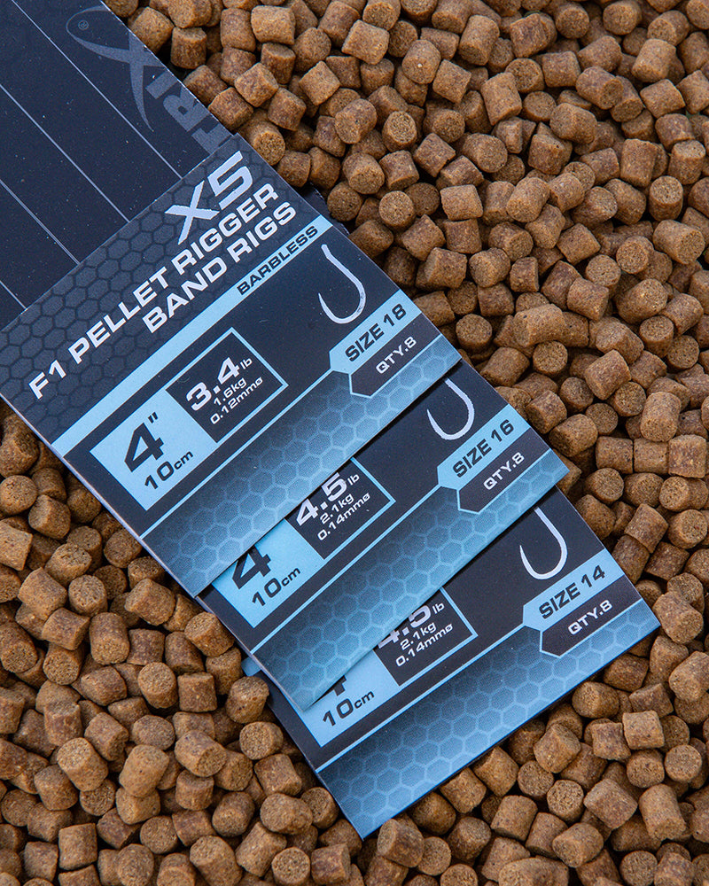 Matrix X5 F1 Pellet Rigger Band Rigs 10cm