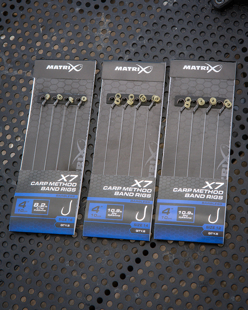 Matrix X7 Carp Method Band Rigs 10cm