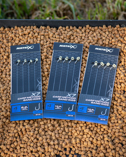 Matrix X7 Carp Method Band Rigs 10cm