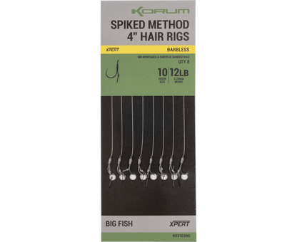 Korum Spiked Hair Rigs 4" Full Range