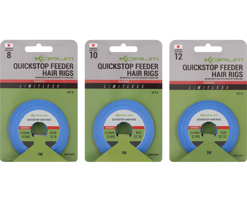 Korum Limitless QStop Feeder Rigs