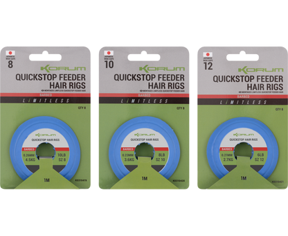 Korum Limitless QStop Feeder Rigs