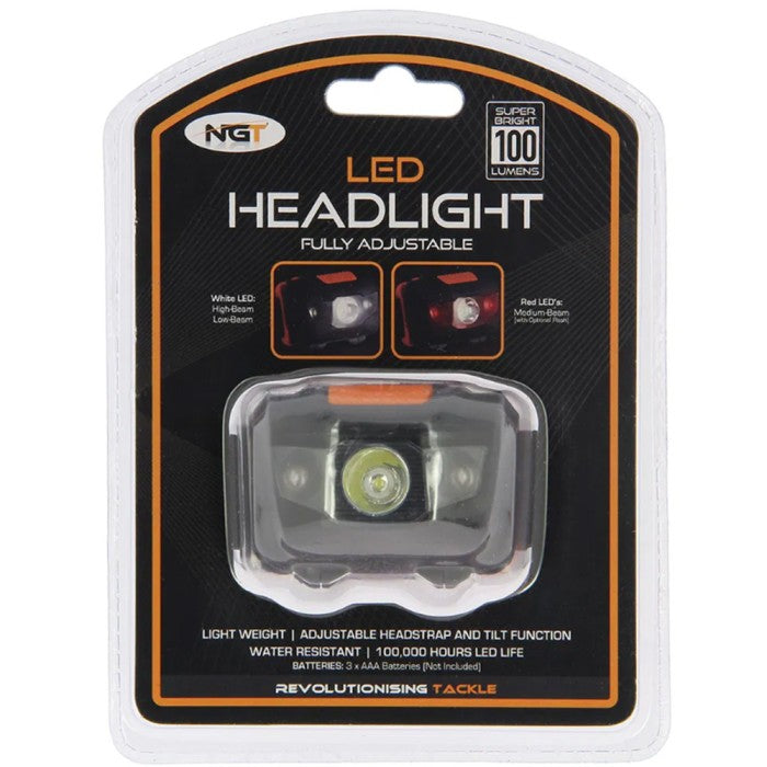 NGT LED Headlight Torch 100 Lumens