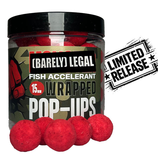 Fjuka Carp Fish Accelerant Wrapped Pop-Ups (15mm)
