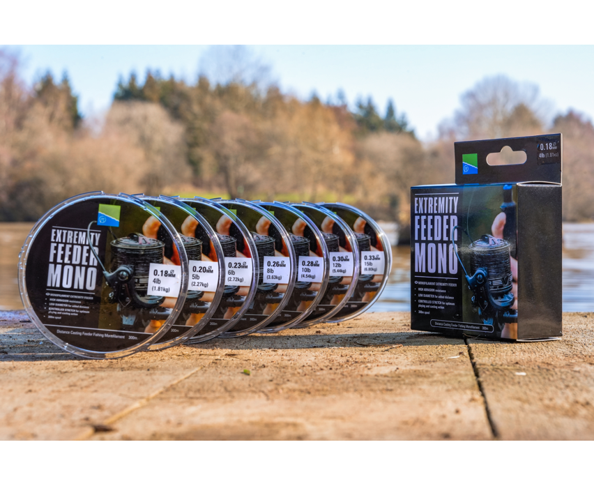 Preston Innovations Extremity Feeder Mono 300m All Sizes