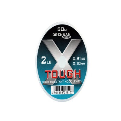 DRENNAN X TOUGH MONO HOOKLINK 2lb 0.10mm 50m