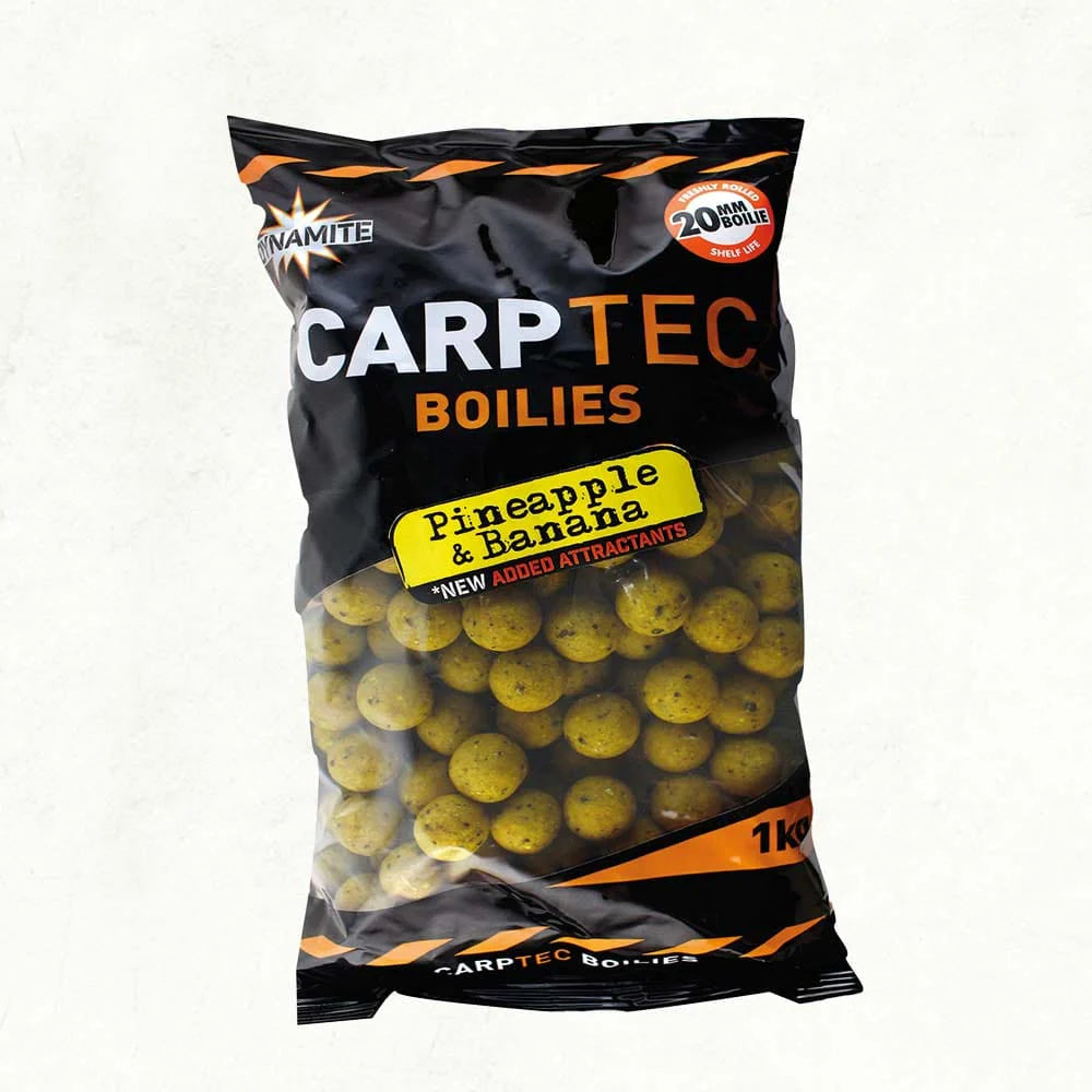 DYNAMITE BAITS CARPTEC BOILIES 15mm SHELF LIFE 1KG