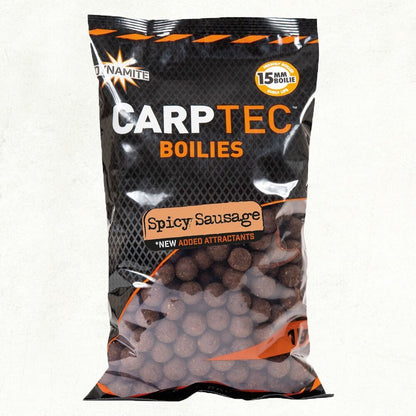 DYNAMITE BAITS CARPTEC BOILIES 15mm SHELF LIFE 900g