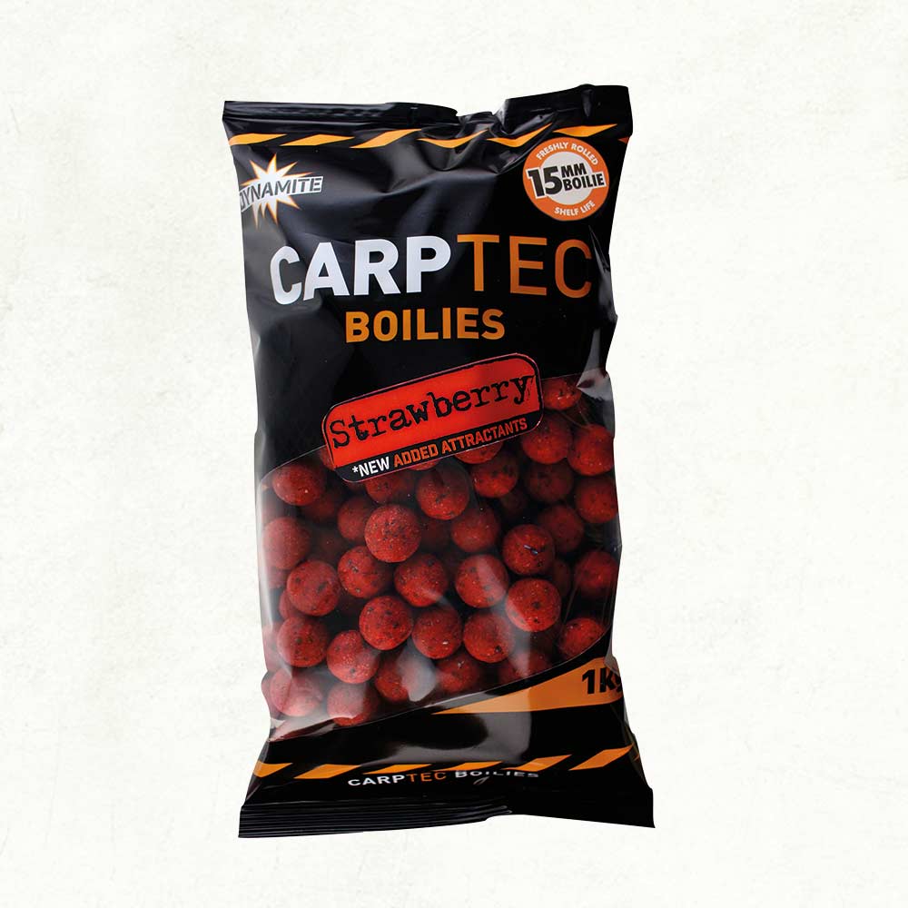 DYNAMITE BAITS CARPTEC BOILIES 15mm SHELF LIFE 1KG